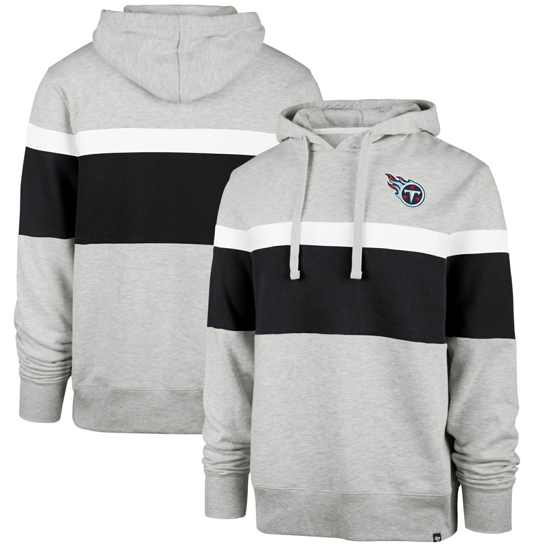 Tennessee Titans '47 Warren Pullover Hoodie Heather Gray - 47 brand