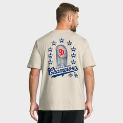 Los Angeles Dodgers Fanatics Local 9x Champs T-Shirt Lifestyle
