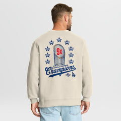 Los Angeles Dodgers Fanatics 9x Champs Crewneck Sweatshirt Near Me