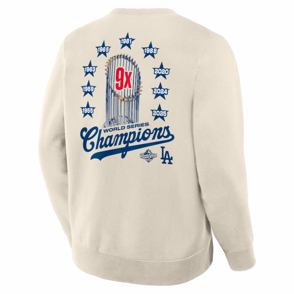 Los Angeles Dodgers Fanatics 9x Champs Crewneck Sweatshirt Near Me