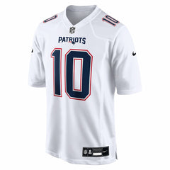 Drake Maye New England Patriots Game Jersey Tundra White - Nike