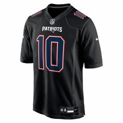 Drake Maye New England Patriots Game Jersey Carbon Black - Nike