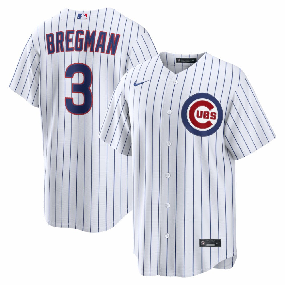 Alex Bregman Chicago Cubs Nike Home Replica Jersey - White | MLB Jerseys