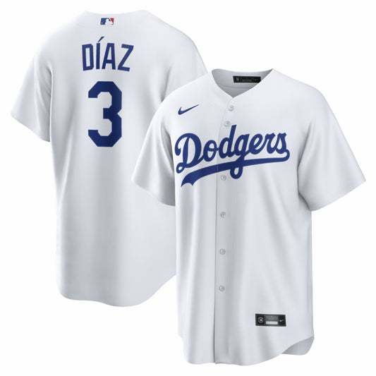 Edwin Díaz Los Angeles Dodgers Nike Home Replica Jersey - White | MLB Jerseys