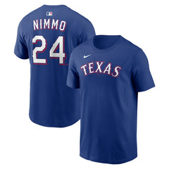 Brandon Nimmo Texas Rangers Nike Home Name & Number T-Shirt Lifestyle