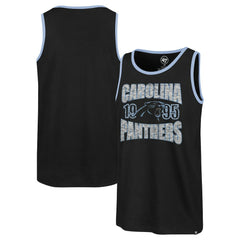 Carolina Panthers '47 Upload Franklin Tank Top Black - 47 brand