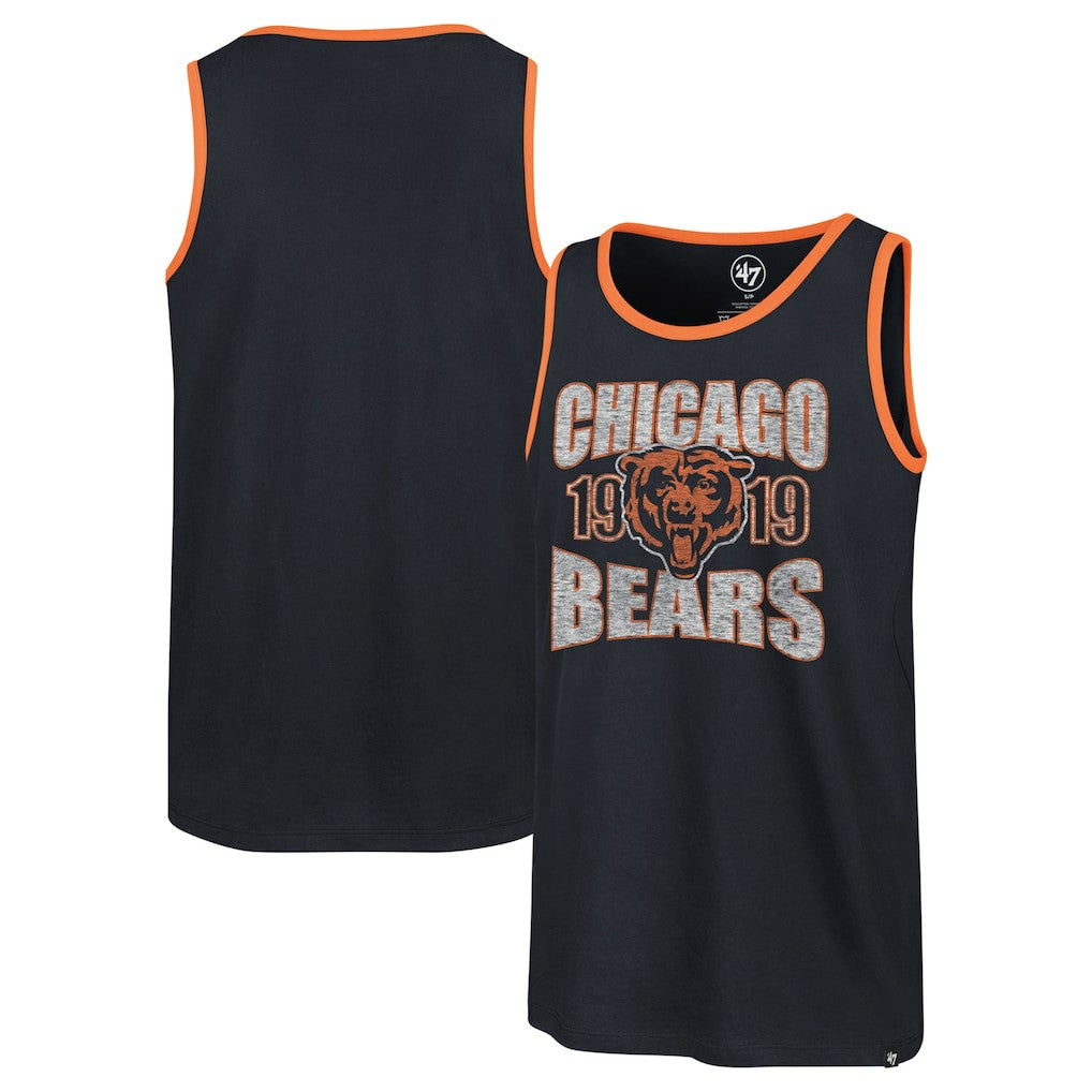 Chicago Bears '47 Upload Franklin Tank Top Navy - 47 brand