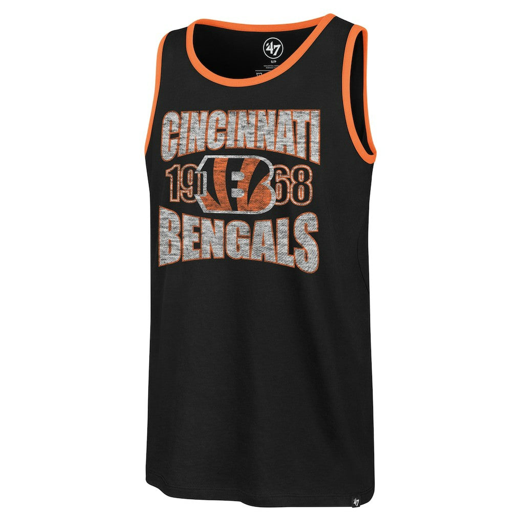 Cincinnati Bengals '47 Upload Franklin Tank Top Black - 47 brand