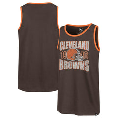 Cleveland Browns '47 Upload Franklin Tank Top Brown - 47 brand