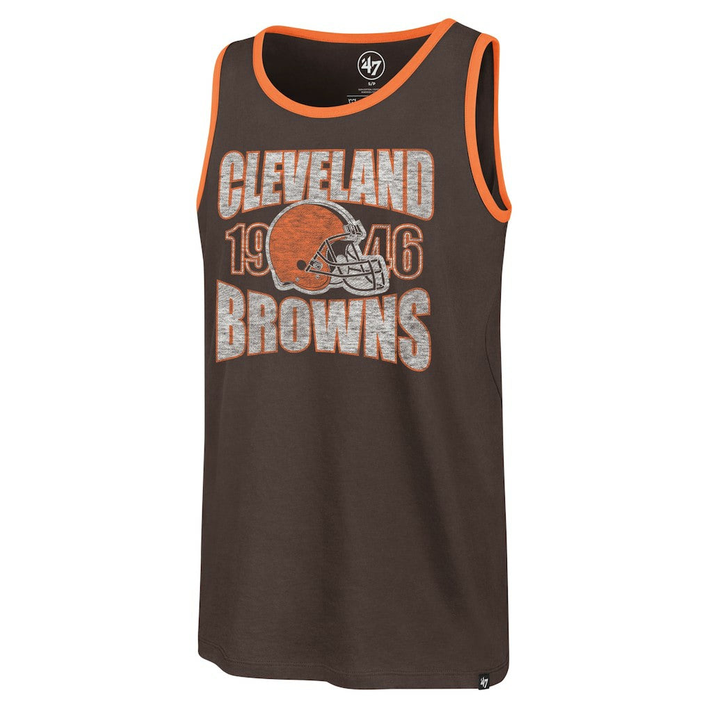 Cleveland Browns '47 Upload Franklin Tank Top Brown - 47 brand