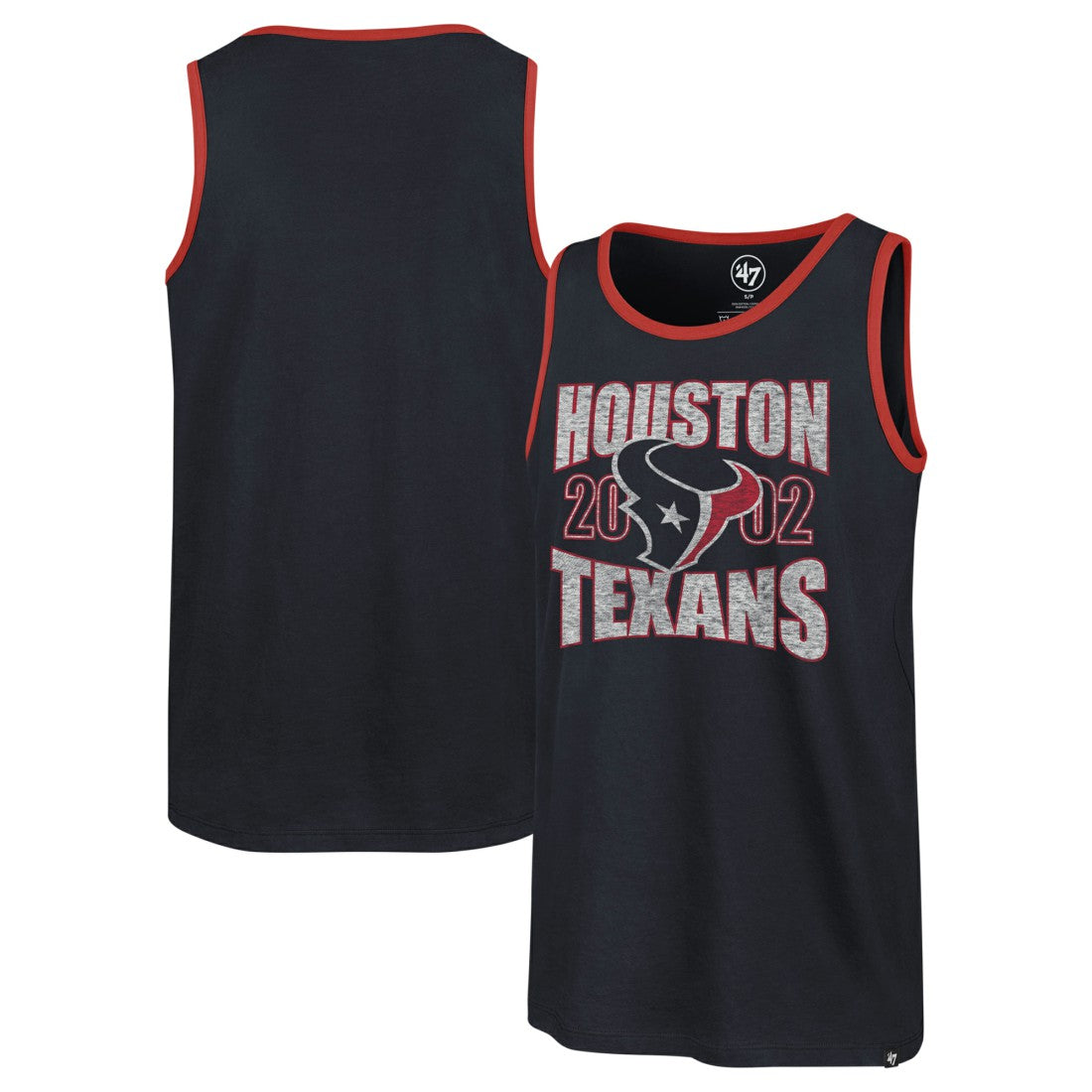 Houston Texans '47 Upload Franklin Tank Top Navy - 47 brand