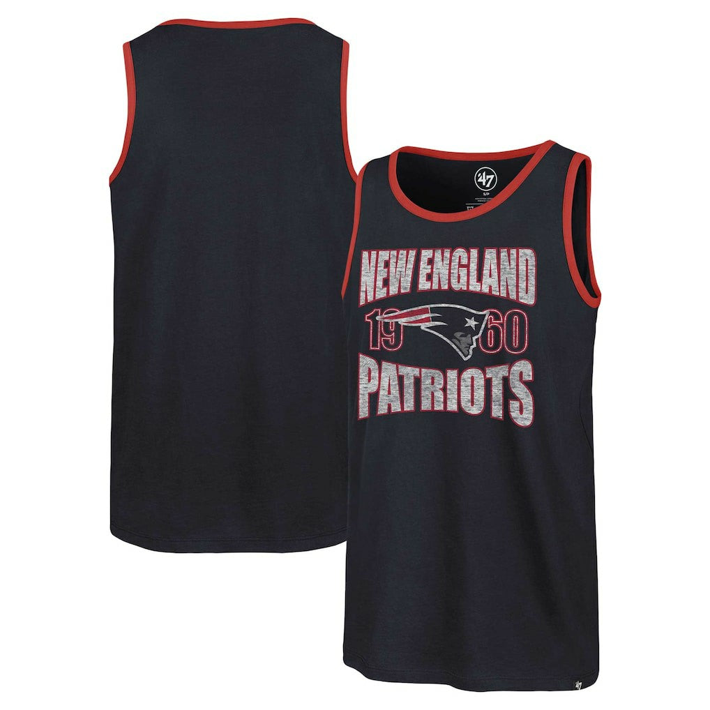 New England Patriots '47 Upload Franklin Tank Top Navy - 47 brand