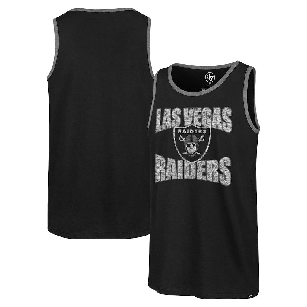 Las Vegas Raiders '47 Upload Franklin Tank Top Black - 47 brand