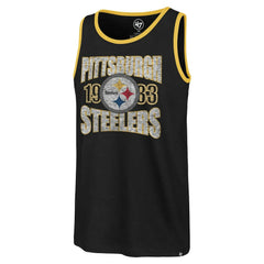 Pittsburgh Steelers '47 Upload Franklin Tank Top Black - 47 brand