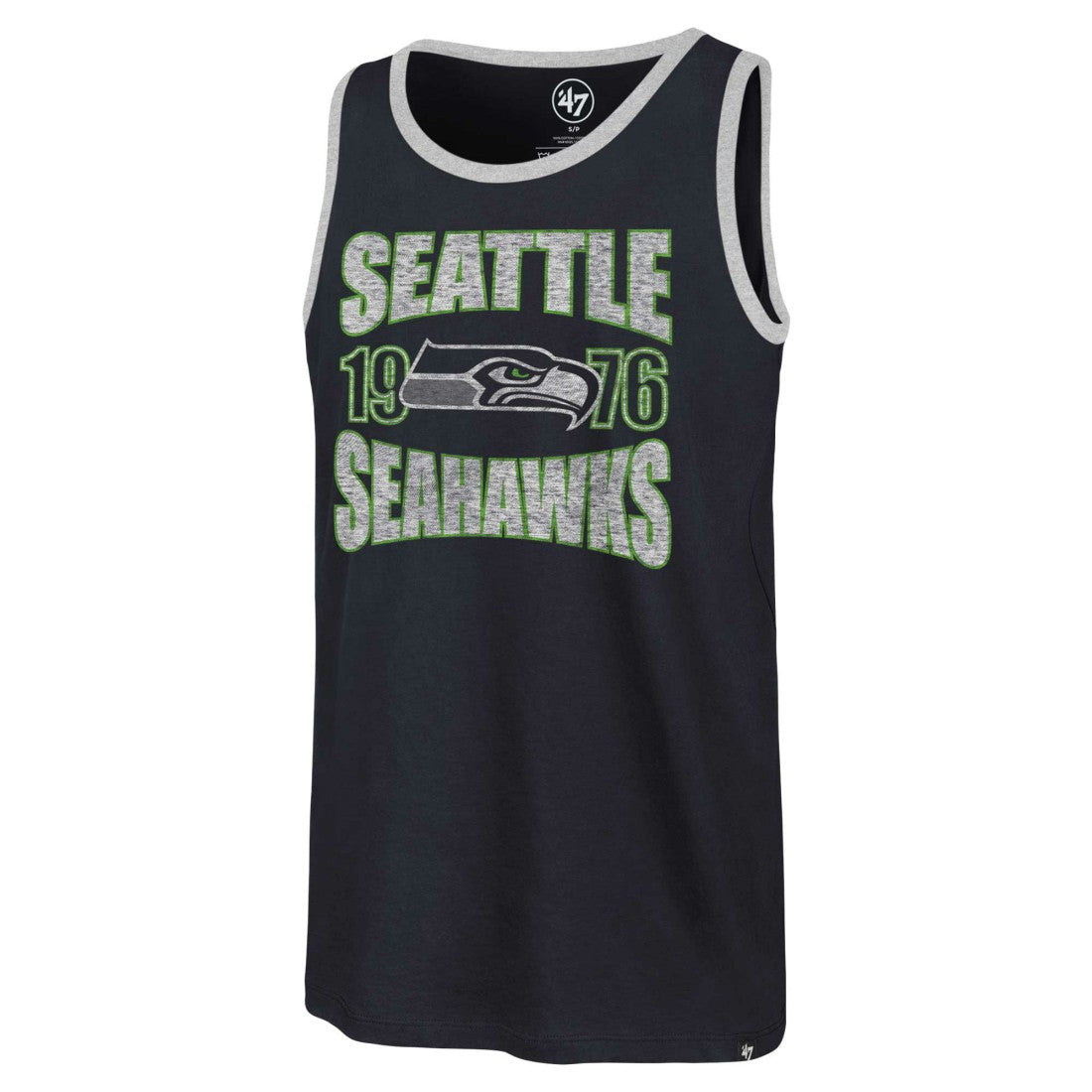 Seattle Seahawks '47 Upload Franklin Tank Top College Navy - 47 brand