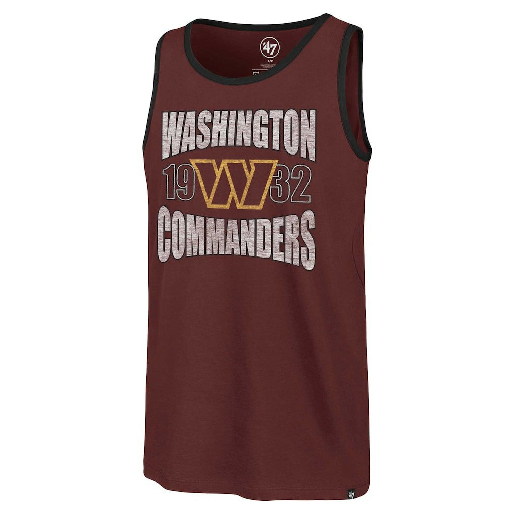 Washington Commanders '47 Upload Franklin Tank Top Burgundy - 47 brand