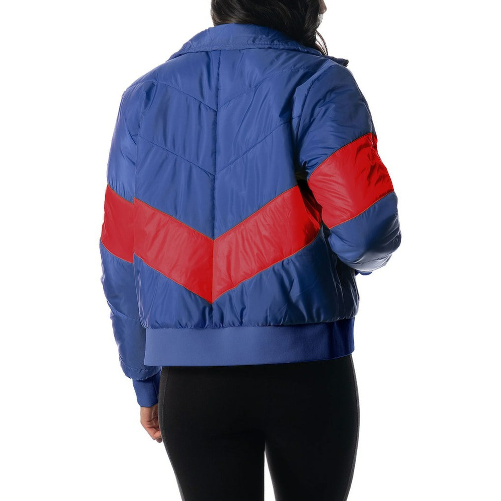Buffalo Bills The Wild Collective Women's Puffer Full-Zip Hoodie Royal - NFL