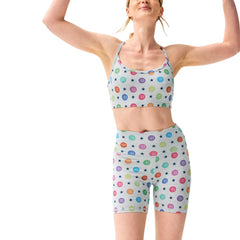 Chicago Cubs Terez Women's TLC Rainbow Shorts Sale