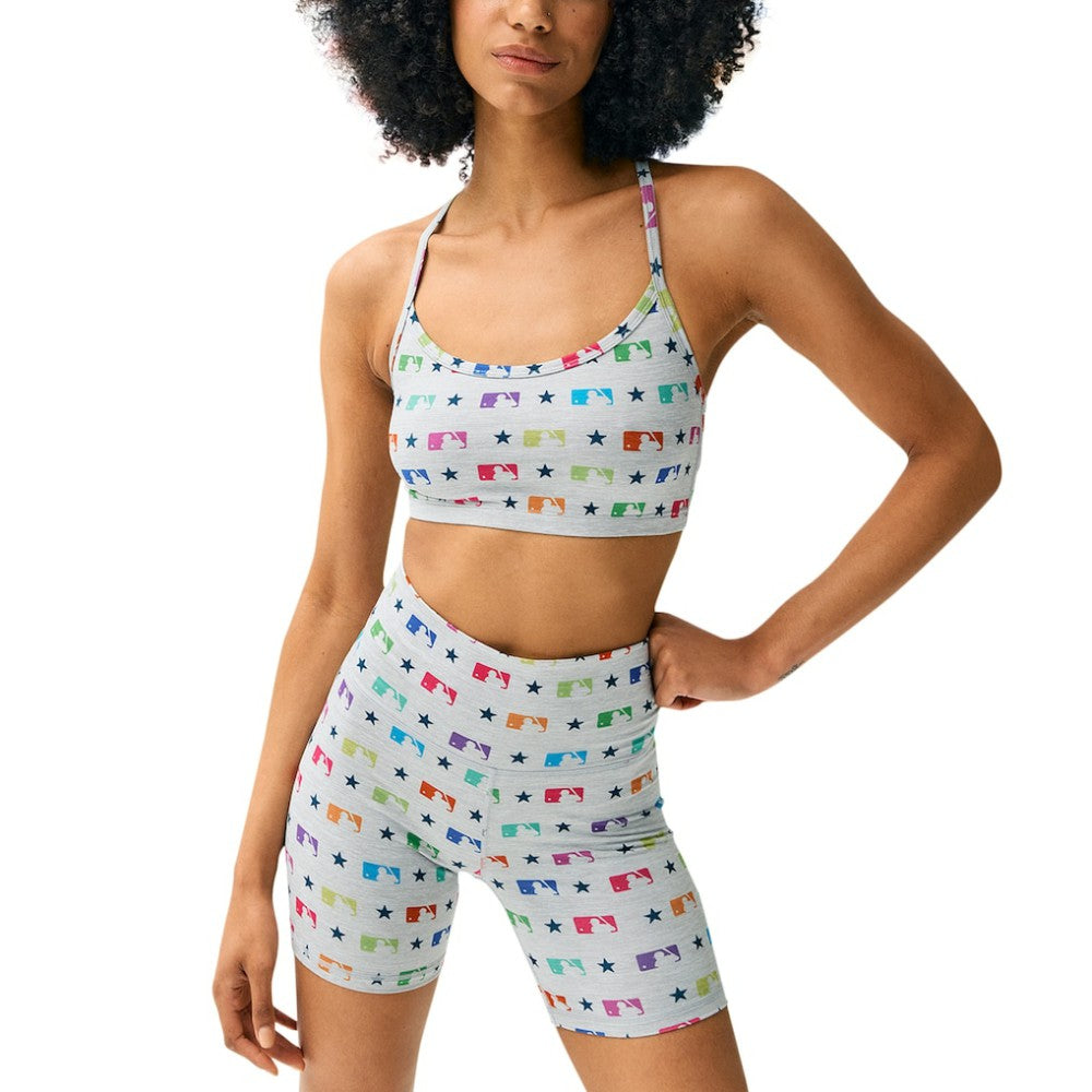 MLB Merchandise Terez Women's TLC Rainbow Shorts Sale