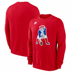 New England Patriots Pat Patriot Club Sweatshirt Red - Nike