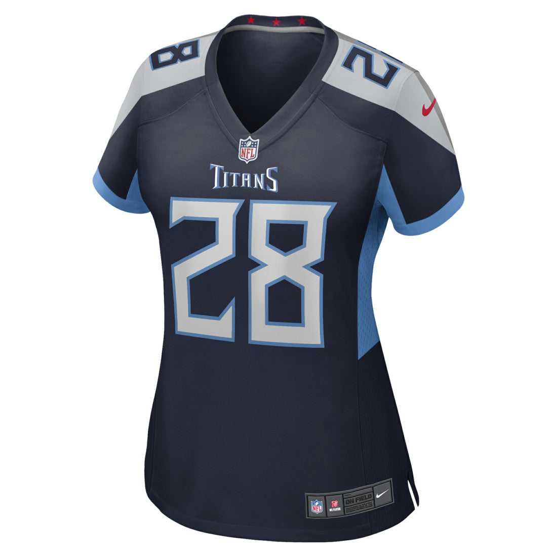 Chris Johnson Tennessee Titans Women's Retired Player Game Jersey - Navy | NFL Jerseys