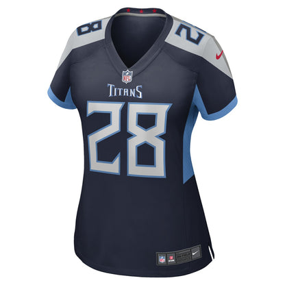 Chris Johnson Tennessee Titans Women's Retired Player Game Jersey - Navy | NFL Jerseys
