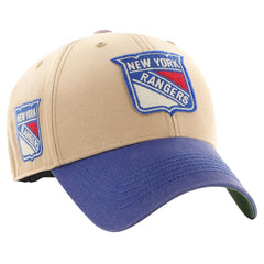 New York Rangers '47 Dusted Sedgwick MVP Adjustable Hat Khaki/Blue
