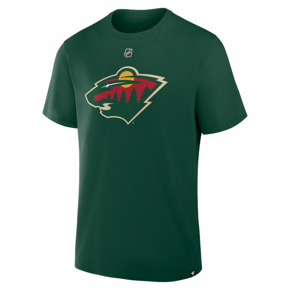 Quinn Hughes Minnesota Wild - Fanatics Authentic Stack Name & Number T-Shirt Green