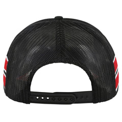 Chicago Blackhawks '47 Sideband Stripes Trucker Snapback Hat Black