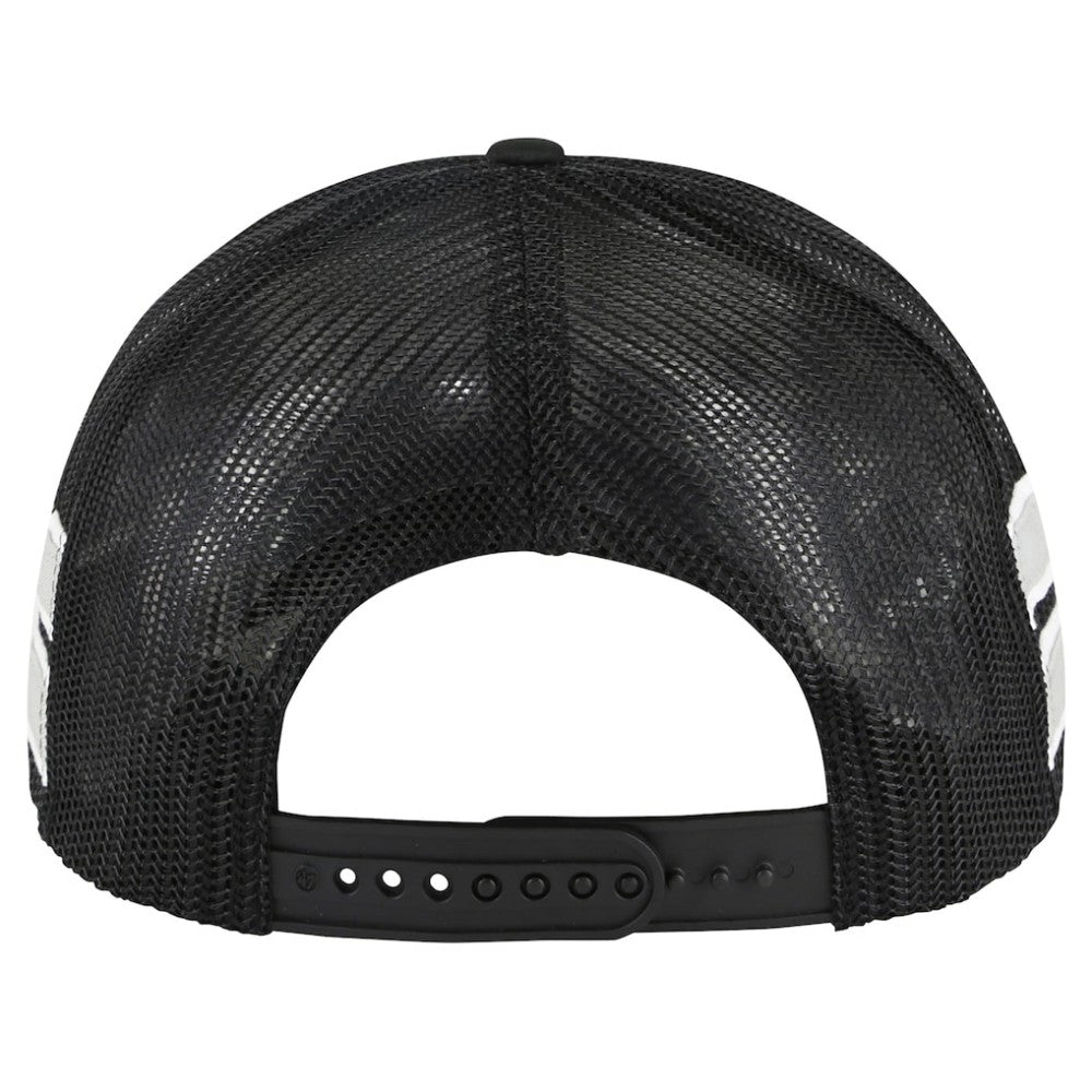 Los Angeles Kings - '47 Sideband Stripes Trucker Snapback Hat Black