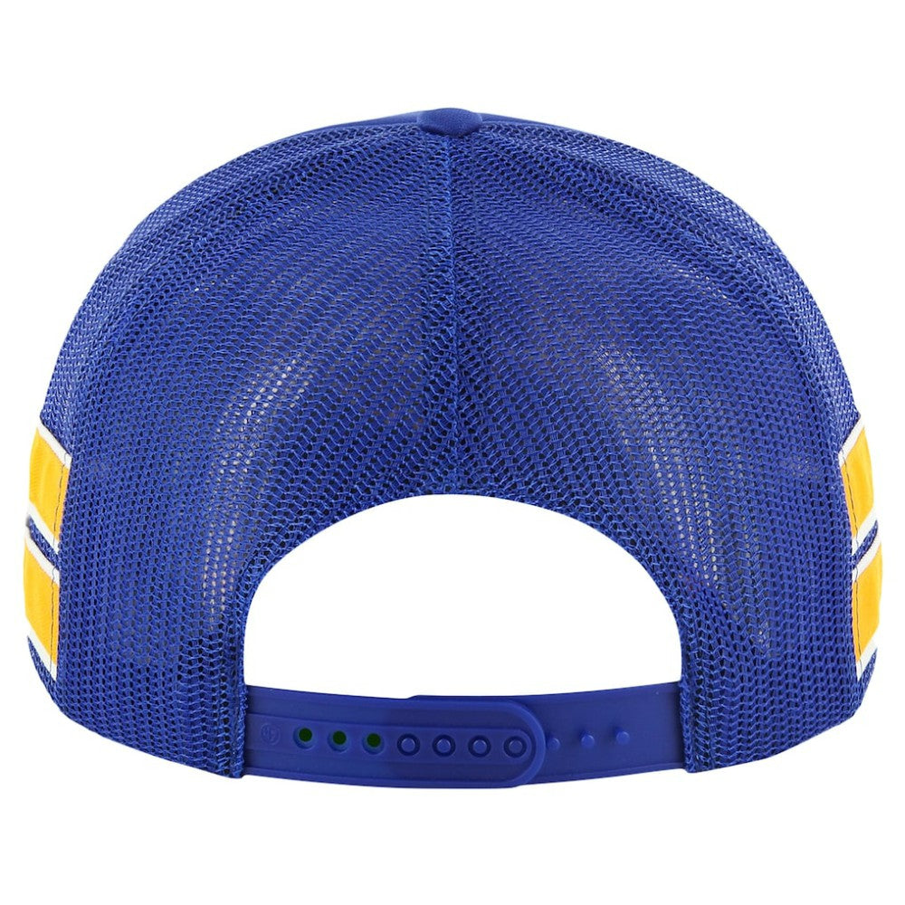 St. Louis Blues - '47 Sideband Stripes Trucker Snapback Hat Blue