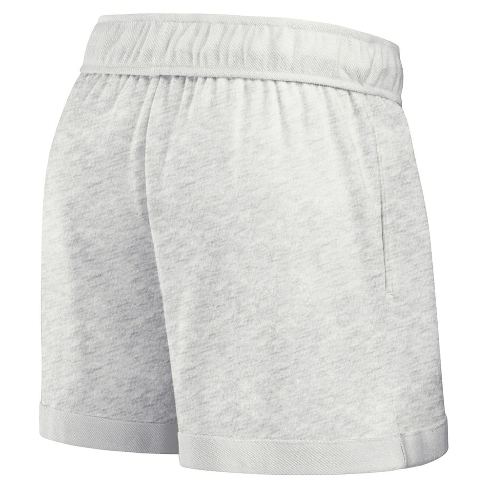 San Francisco 49ers Women's Vintage Badge Shorts Oatmeal - Fanatics