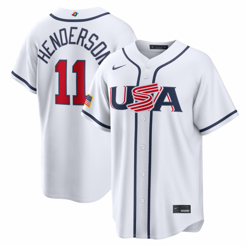Gunnar Henderson USA Baseball Nike 2026 World Baseball Classic Home Stadium Jersey Online