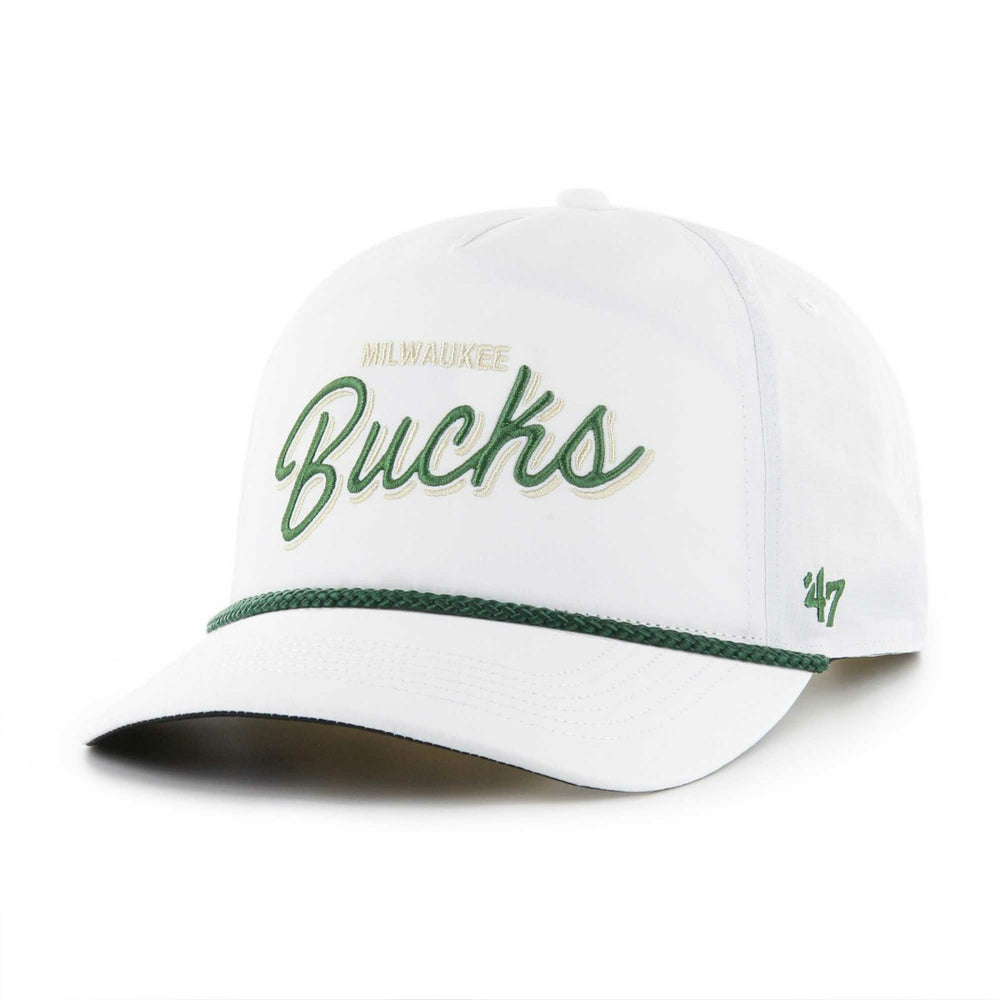 47 brand - Milwaukee Bucks '47 Fairway Hitch brrr Adjustable Hat - White
