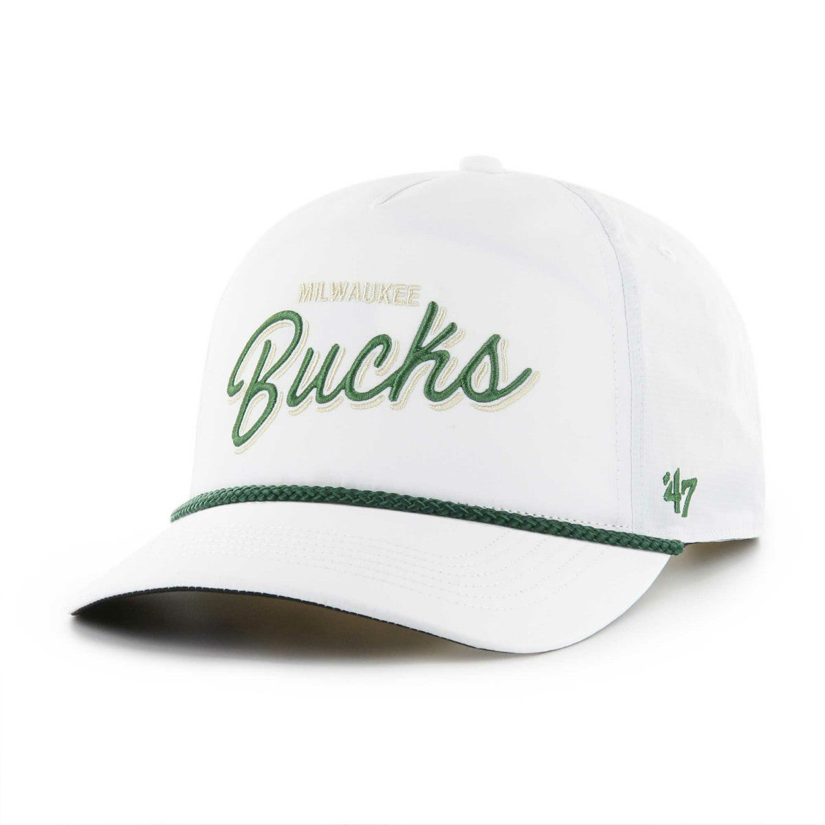 47 brand - Milwaukee Bucks '47 Fairway Hitch brrr Adjustable Hat - White