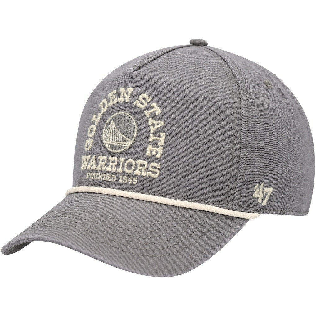 47 brand - Golden State Warriors '47 Canyon Ranchero Hitch Adjustable Hat - Charcoal
