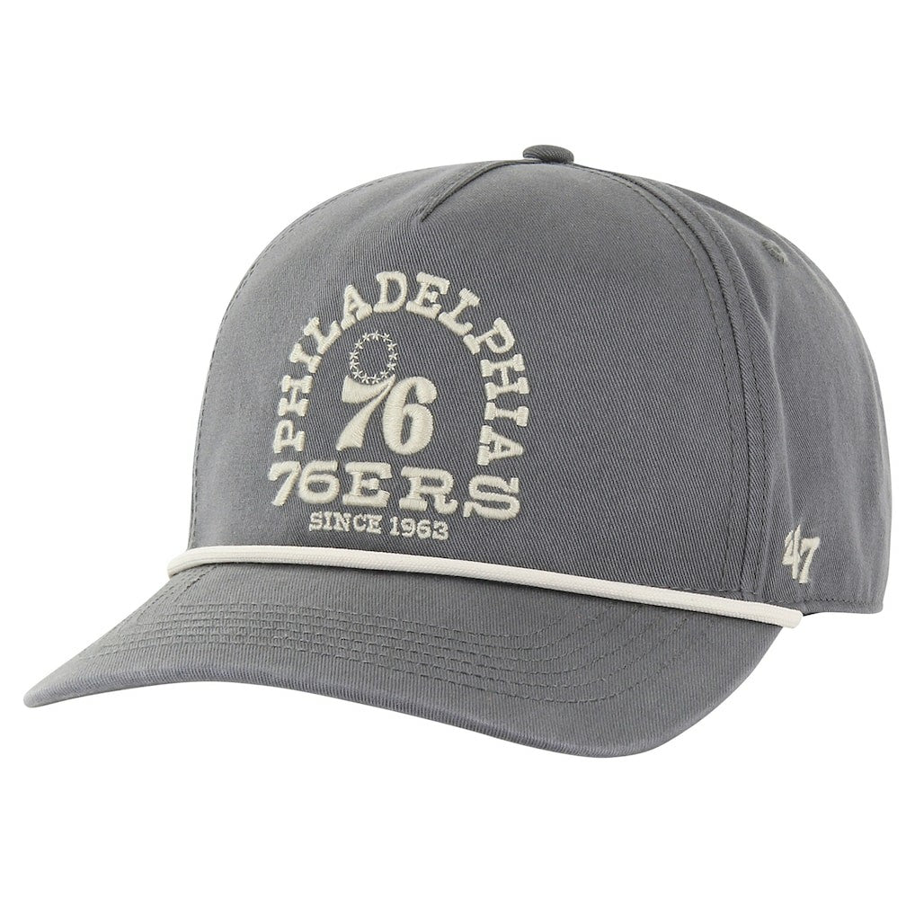 47 brand - Philadelphia 76ers '47 Canyon Ranchero Hitch Adjustable Hat - Charcoal