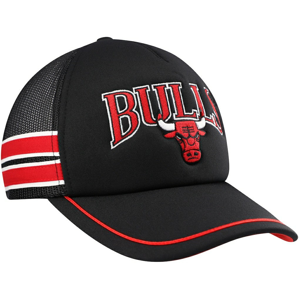 47 brand - Chicago Bulls '47 Sidebrand Stripes Trucker Adjustable Hat - Black