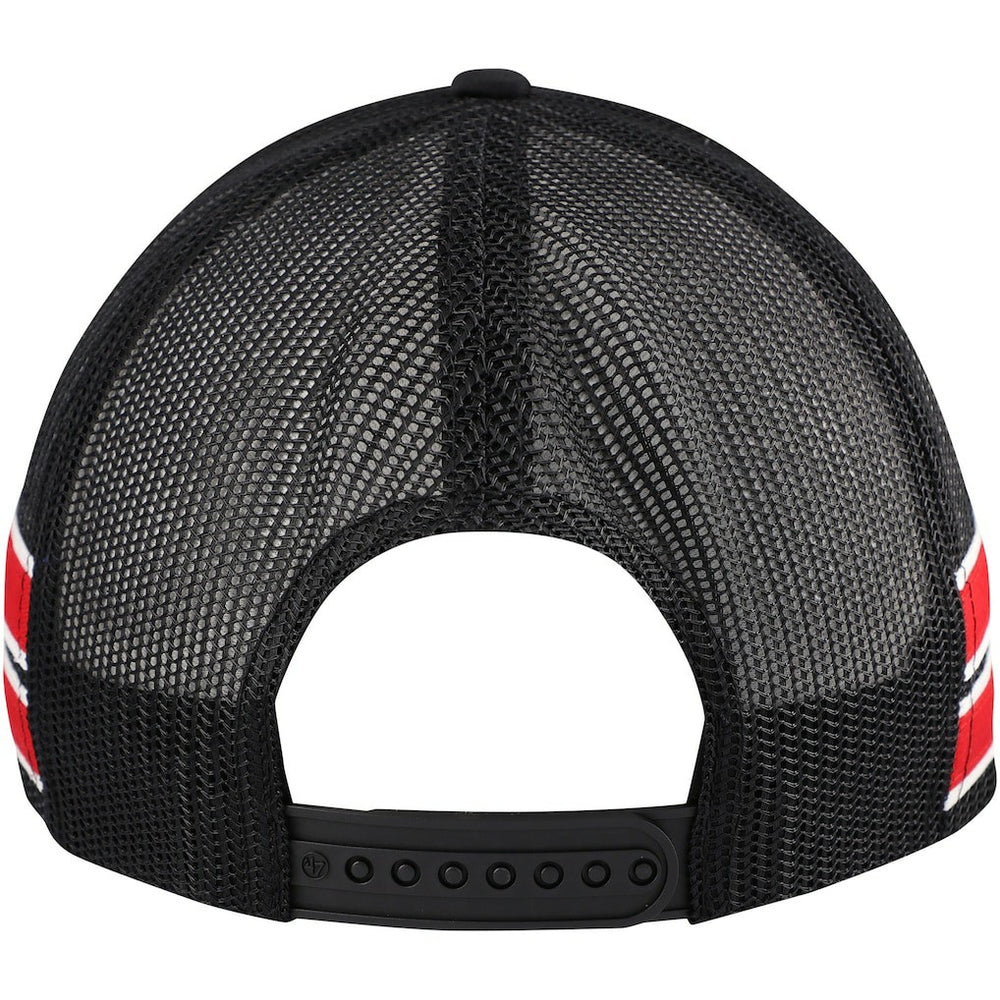 47 brand - Chicago Bulls '47 Sidebrand Stripes Trucker Adjustable Hat - Black