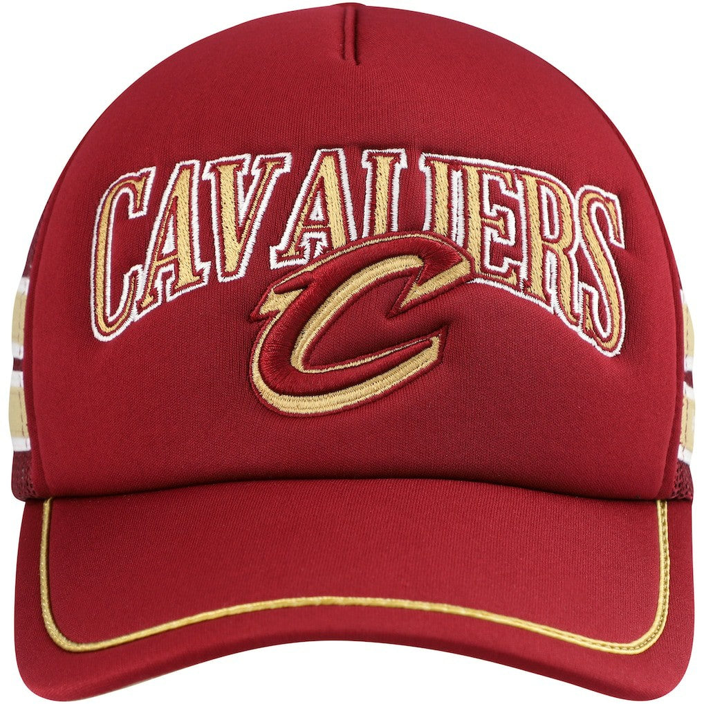 47 brand - Cleveland Cavaliers '47 Sidebrand Stripes Trucker Adjustable Hat - Wine