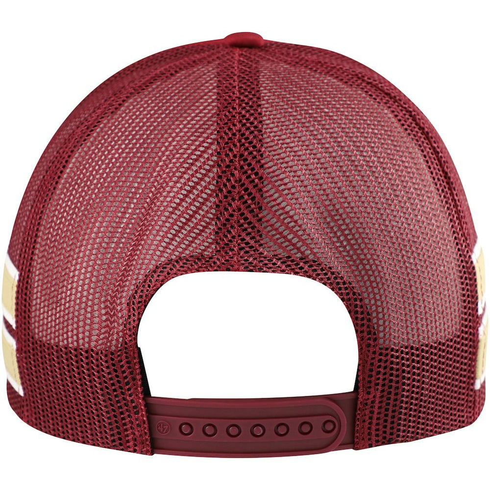 47 brand - Cleveland Cavaliers '47 Sidebrand Stripes Trucker Adjustable Hat - Wine