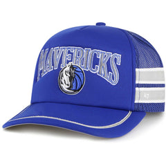 47 brand - Dallas Mavericks '47 Sidebrand Stripes Trucker Adjustable Hat - Blue