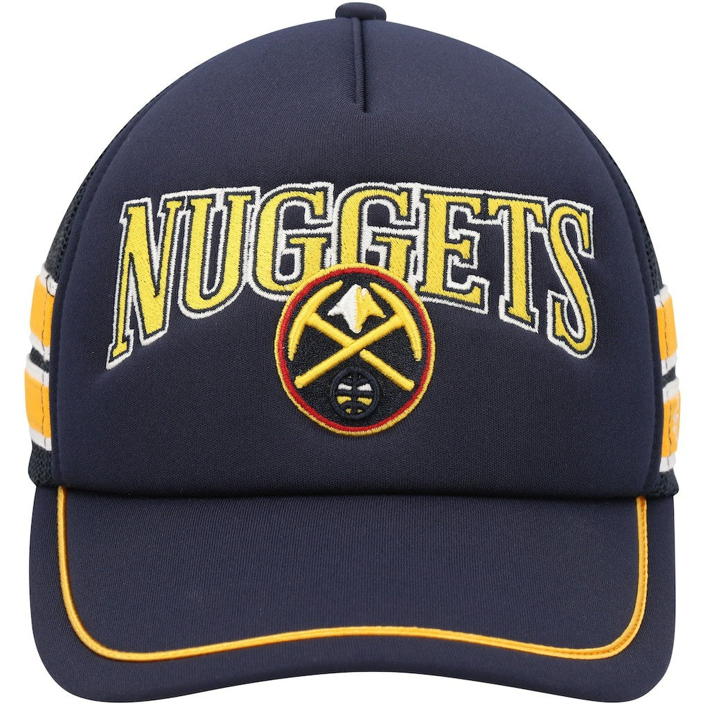 47 brand - Denver Nuggets '47 Sidebrand Stripes Trucker Adjustable Hat - Navy