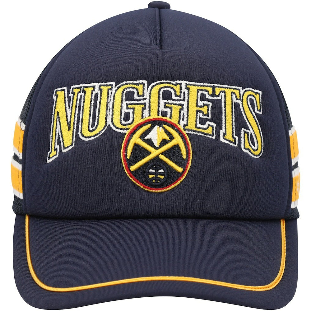 47 brand - Denver Nuggets '47 Sidebrand Stripes Trucker Adjustable Hat - Navy