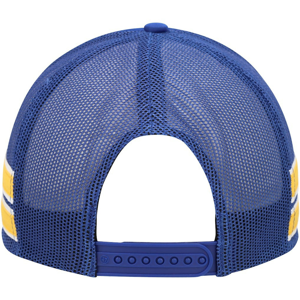 47 brand - Golden State Warriors '47 Sidebrand Stripes Trucker Adjustable Hat - Royal