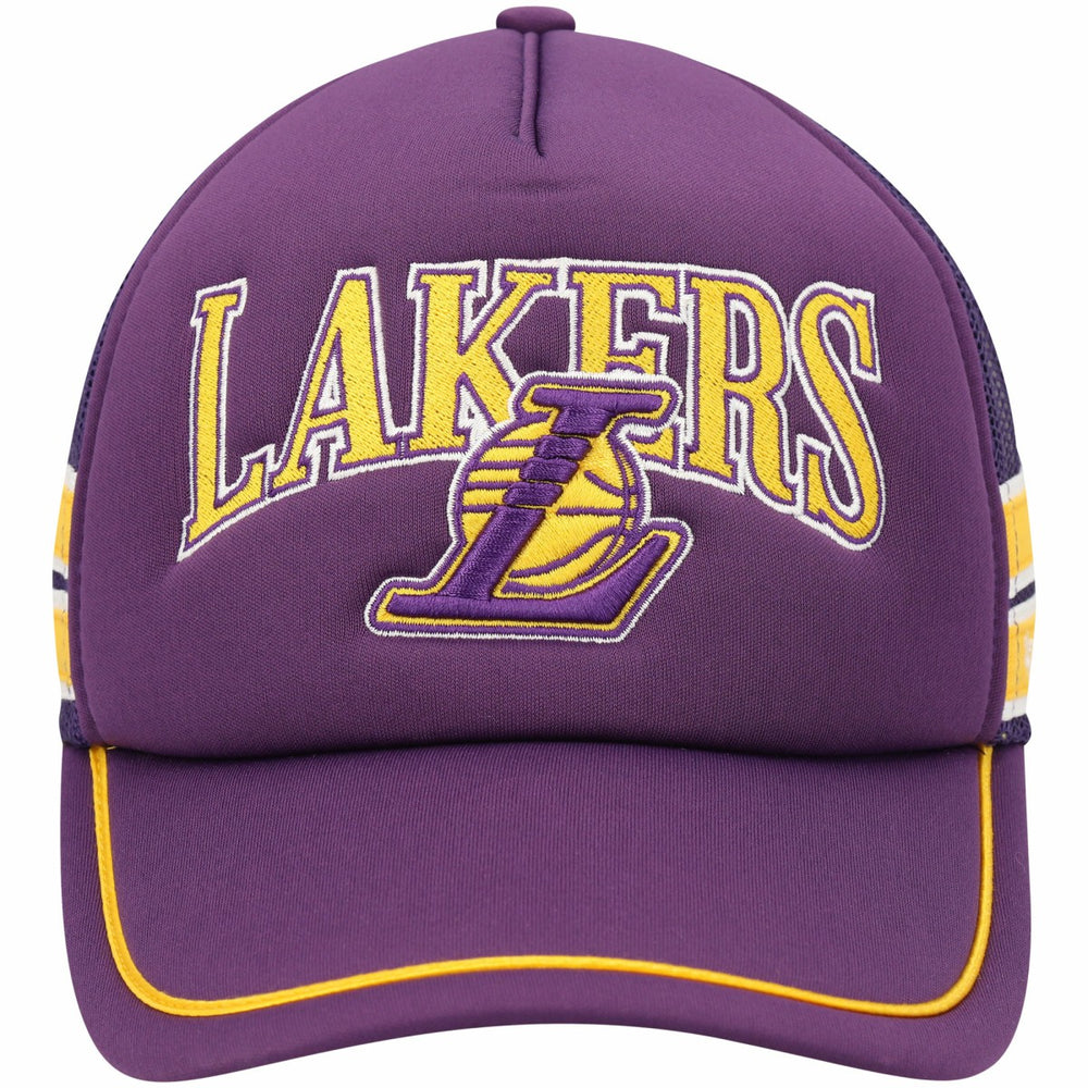47 brand - Los Angeles Lakers '47 Sidebrand Stripes Trucker Adjustable Hat - Purple