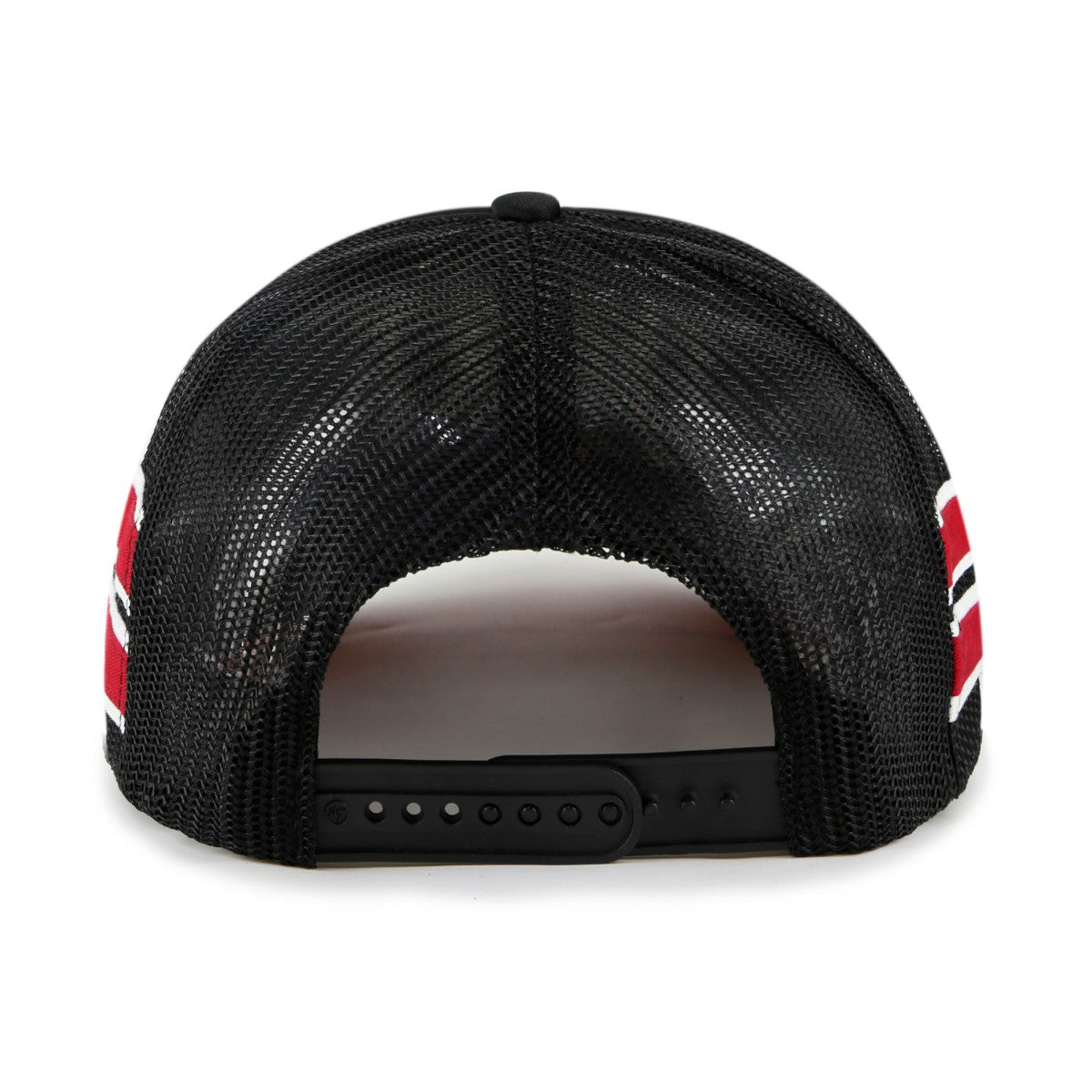 47 brand - Miami Heat '47 Sidebrand Stripes Trucker Adjustable Hat - Black