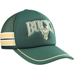 47 brand - Milwaukee Bucks '47 Sidebrand Stripes Trucker Adjustable Hat - Hunter Green