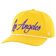 47 brand - Los Angeles Lakers '47 Overhand Logo Hitch Adjustable Hat - Gold
