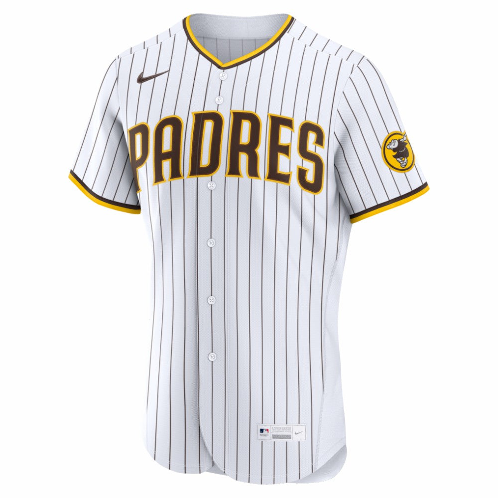 San Diego Padres Nike Home Authentic Custom Jersey - White | MLB Jerseys
